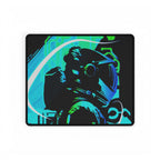 Grunge Paint Blast Astronaut Desk Mat - Abstract Space Mouse Pad