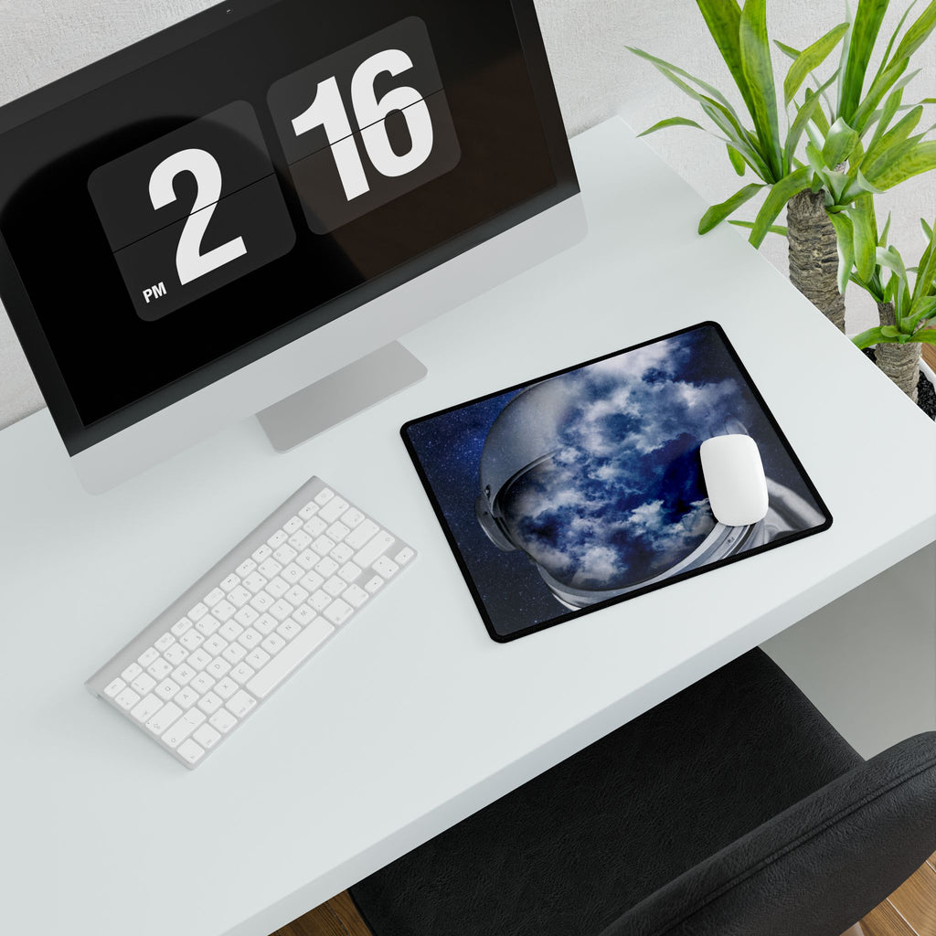 Astronaut Nebula Gaming Mouse Pad - Cosmic Space Desk Mat