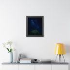 The Great Fairy Tree Framed Vertical Poster - Enchanting Night Sky Art for Home Decor - Perfect Gift for Nature Lovers