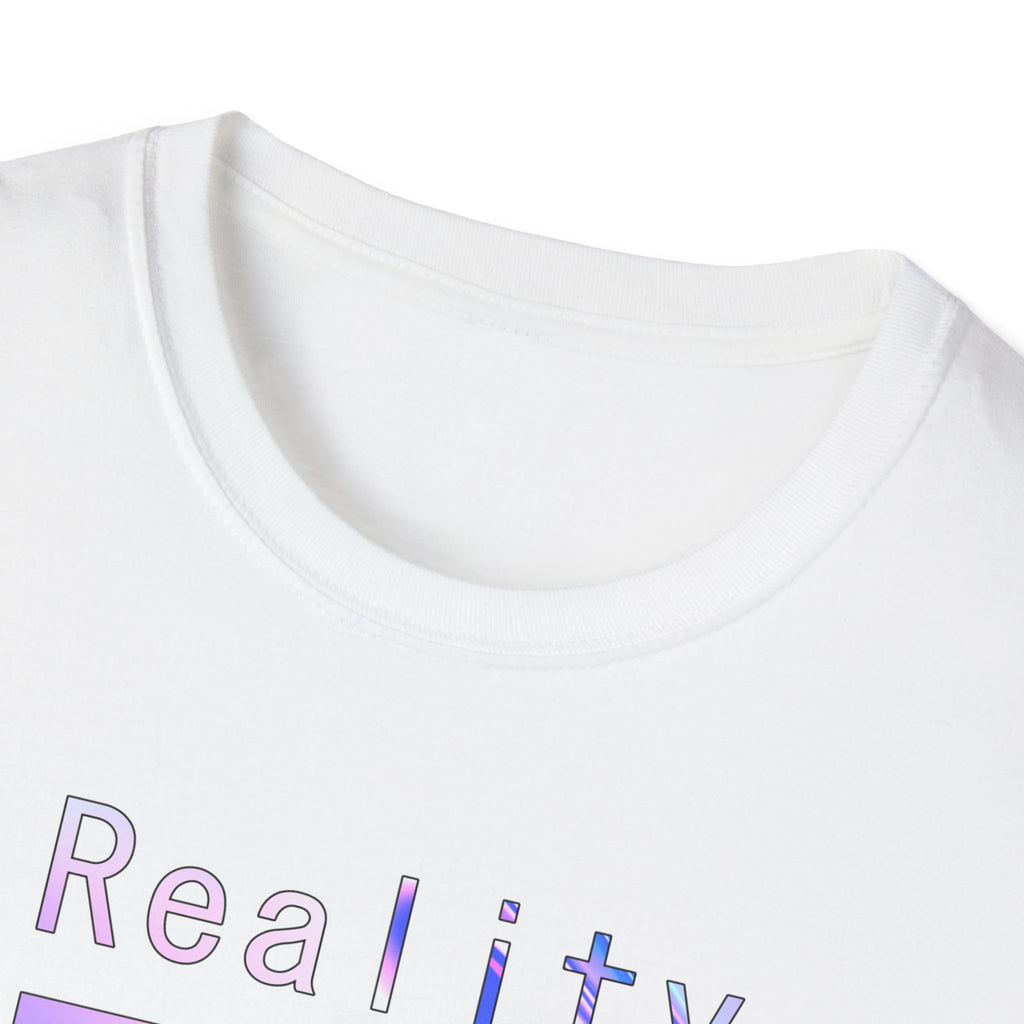 Reality Is Glitched Graphic Tee - Grunge Glitch Aesthetic Shirt