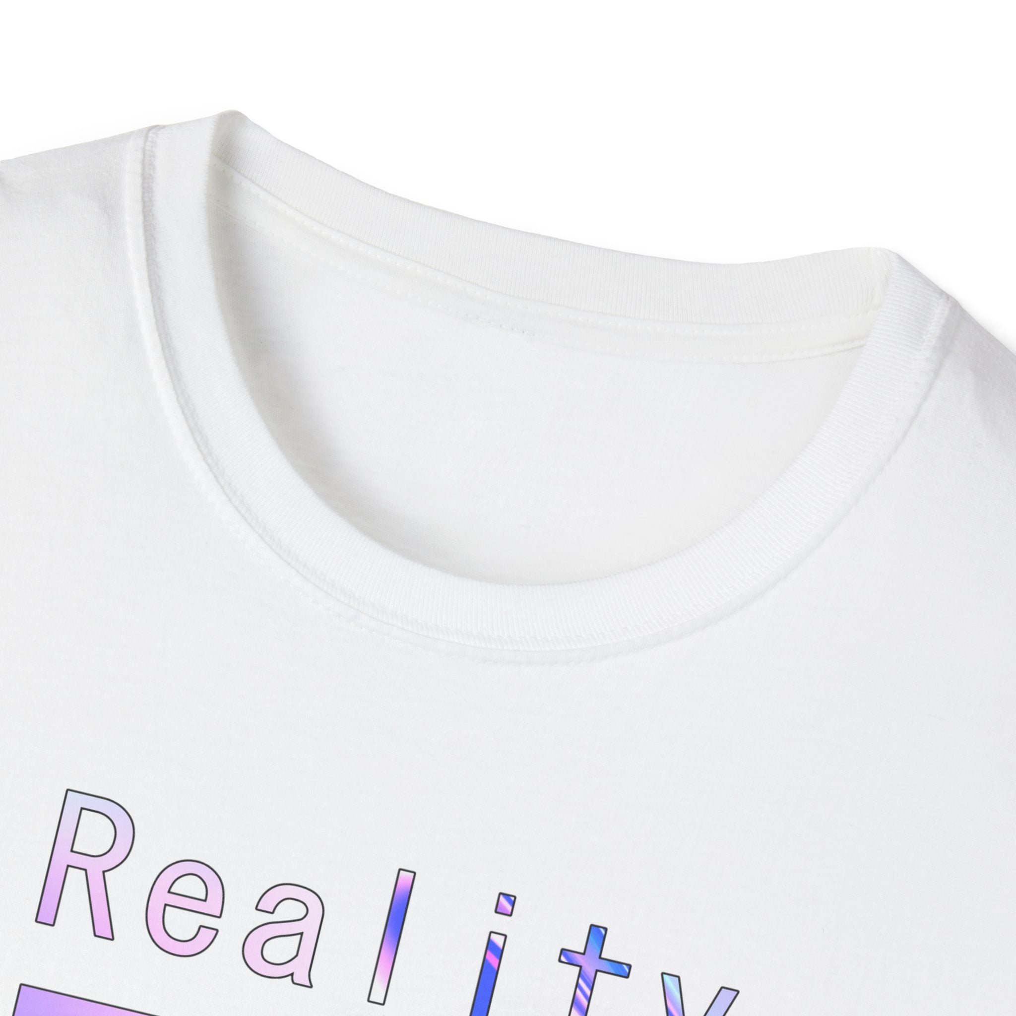 Reality Is Glitched Graphic Tee - Grunge Glitch Aesthetic Shirt