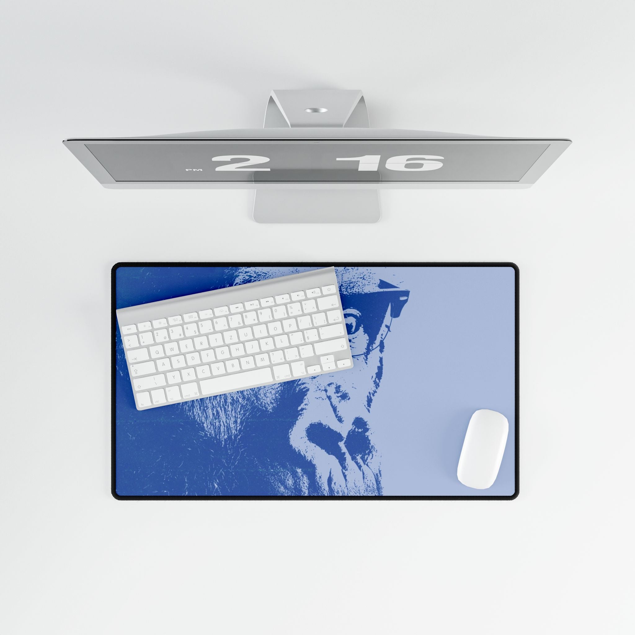 Educated Gorilla Desk Mat - Reading Book Mouse Pad