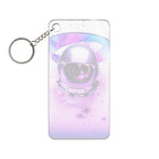 Astronaut Skeleton Skull Keychain - Cosmic Acrylic Charm