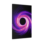Neon Wave Horizon Canvas Wall Art - Retro 80s Cyberpunk Sunset