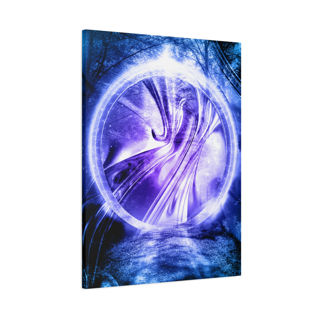 Lost Forest Magic Portal Canvas Art - Enchanted Mystical Woodland Decor
