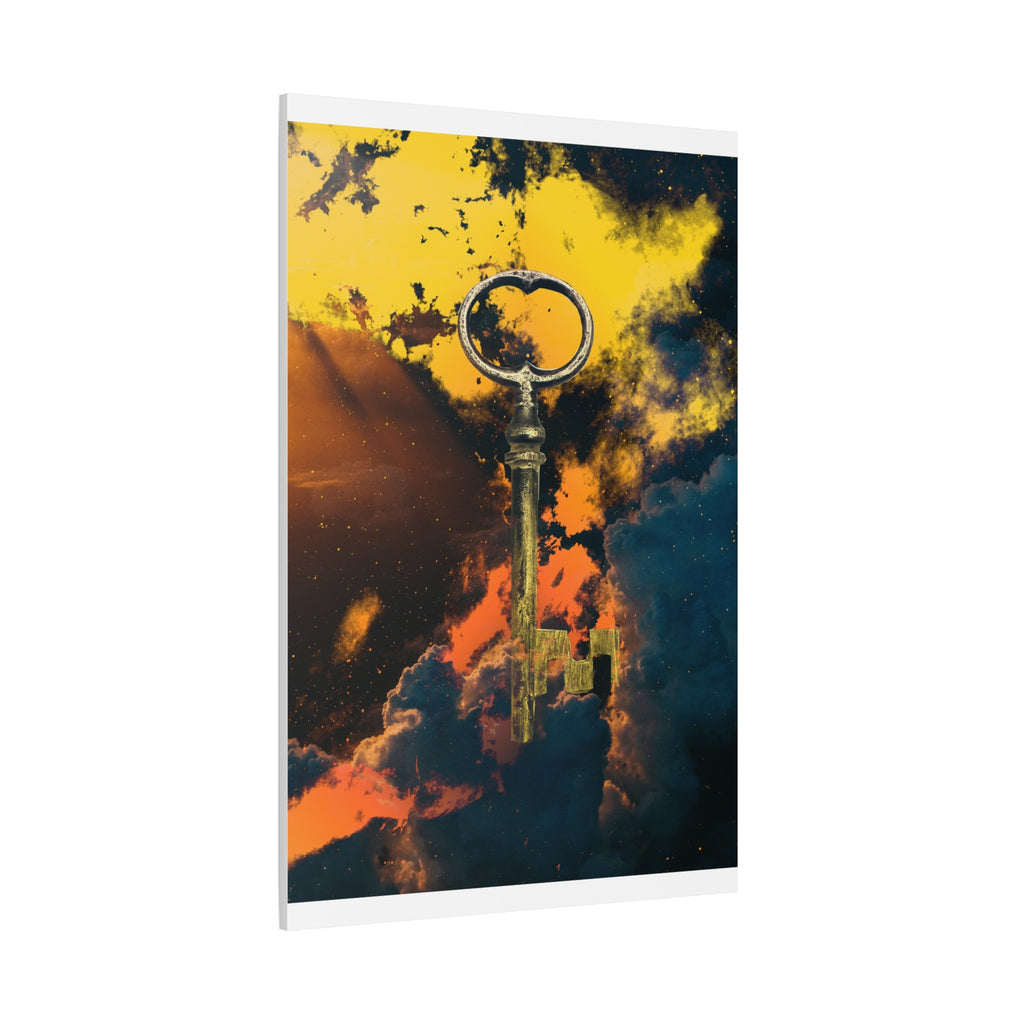 Key To The Kingdom Canvas Wall Art - Fantasy Mysterious Decor