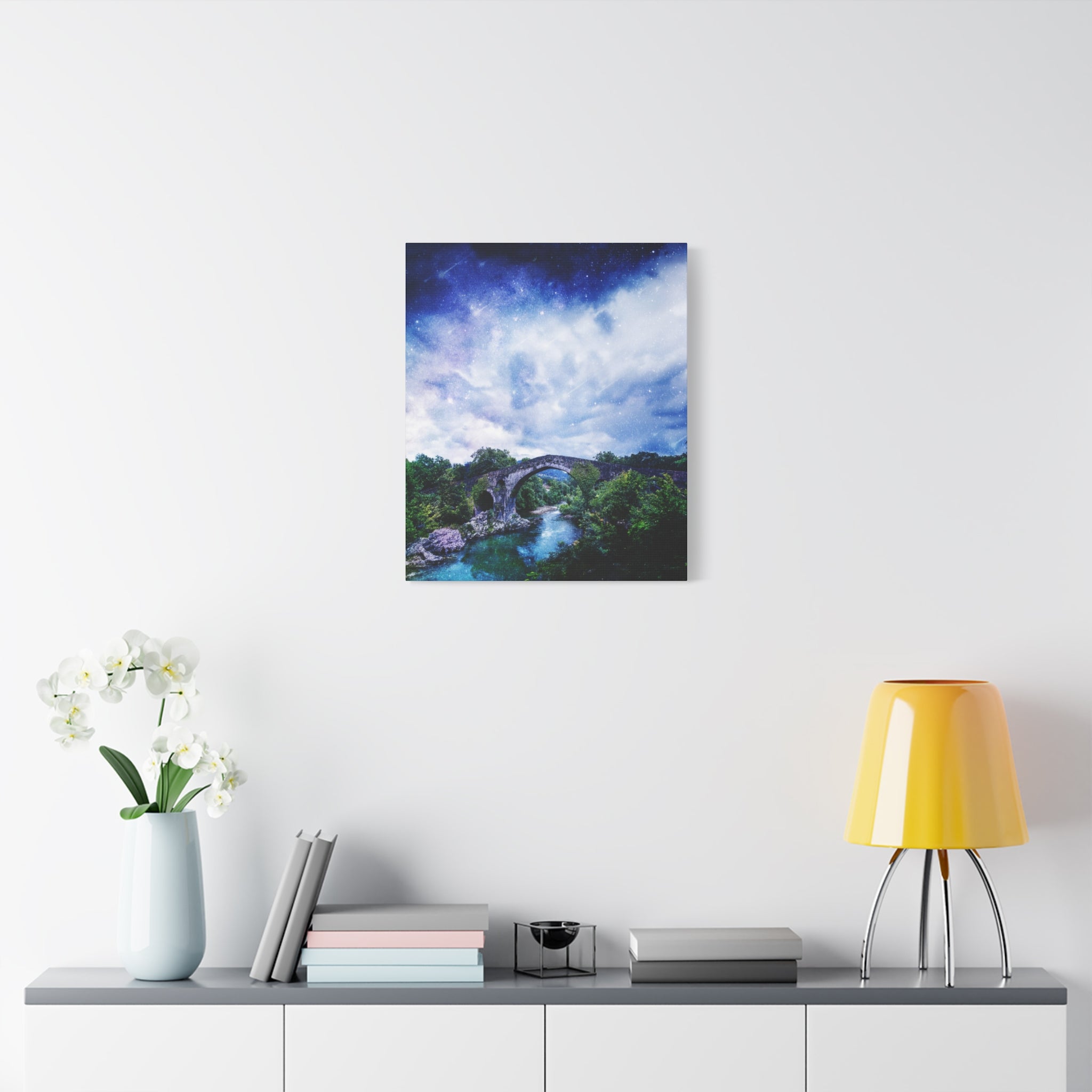 Enchanted Landscape Canvas Wall Art - Fantasy Forest Decor