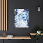 Blue Sky Dragon Canvas Wall Art - Celestial Fantasy Decor