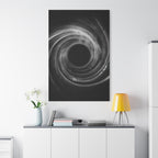 Black Hole Deep Space Canvas Art - Galaxy Vortex Wall Decor
