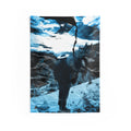 Winter Aurora Light - Torn Appart Art Tapestry