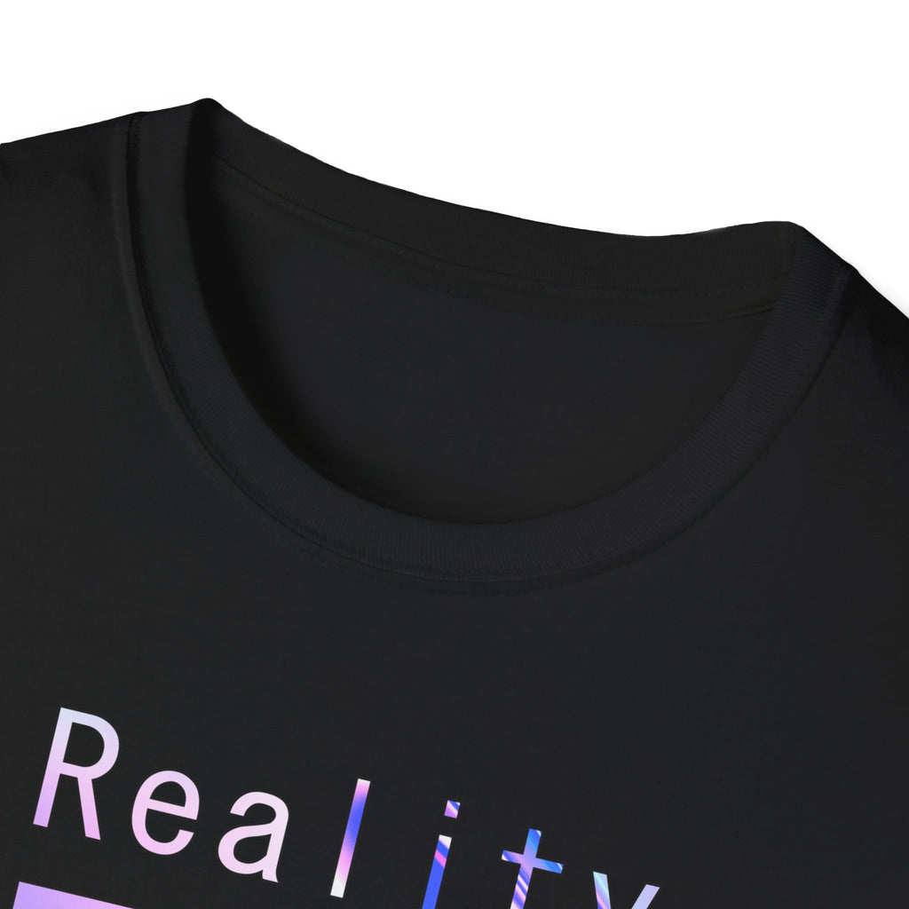 Reality Is Glitched Graphic Tee - Grunge Glitch Aesthetic Shirt
