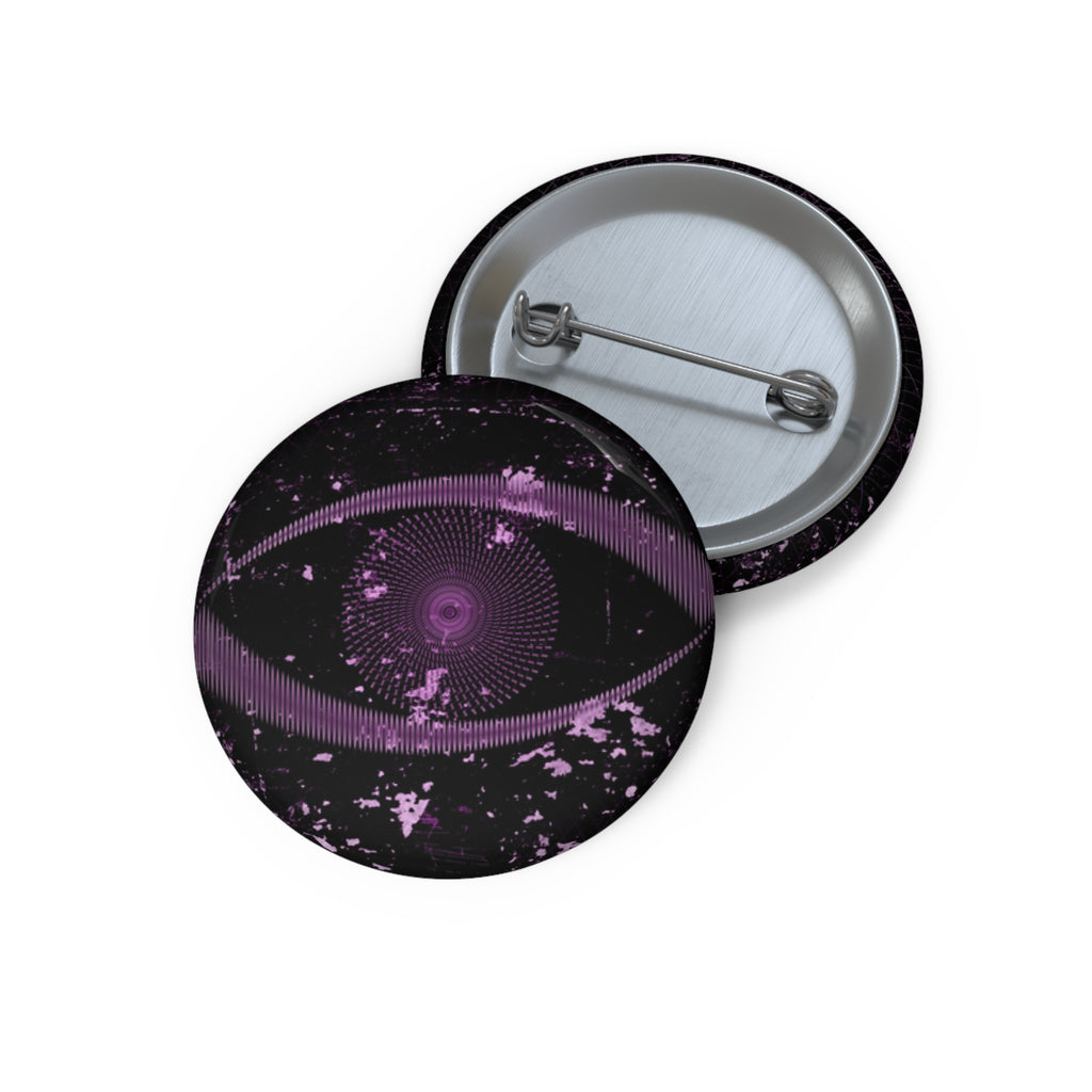 Eye of the Lost Pin - Surreal Dark Art Button
