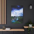 Enchanted Landscape Canvas Wall Art - Fantasy Forest Decor