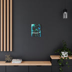 Grunge Space Man Canvas Art - Urban Graffiti Astronaut Decor