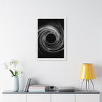 Black Hole Framed Poster - Cosmic Space Wall Art