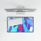 Retro Ice Cave Desk Mat - Glacial Frozen World Mouse Pad