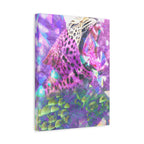 Vibrant Roaring Leopard Matte Canvas Wall Art