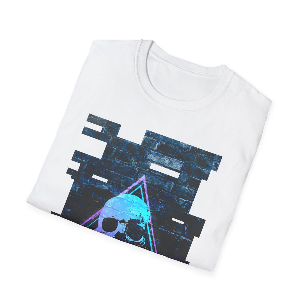 Skull on the Wall Graphic Tee - Dark Gothic Skull Shirt