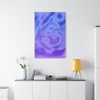 Liquid Metal Mist Pink Canvas Wall Art - Modern Textured Abstract Decor