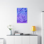 Liquid Metal Mist Pink Canvas Wall Art - Modern Textured Abstract Decor