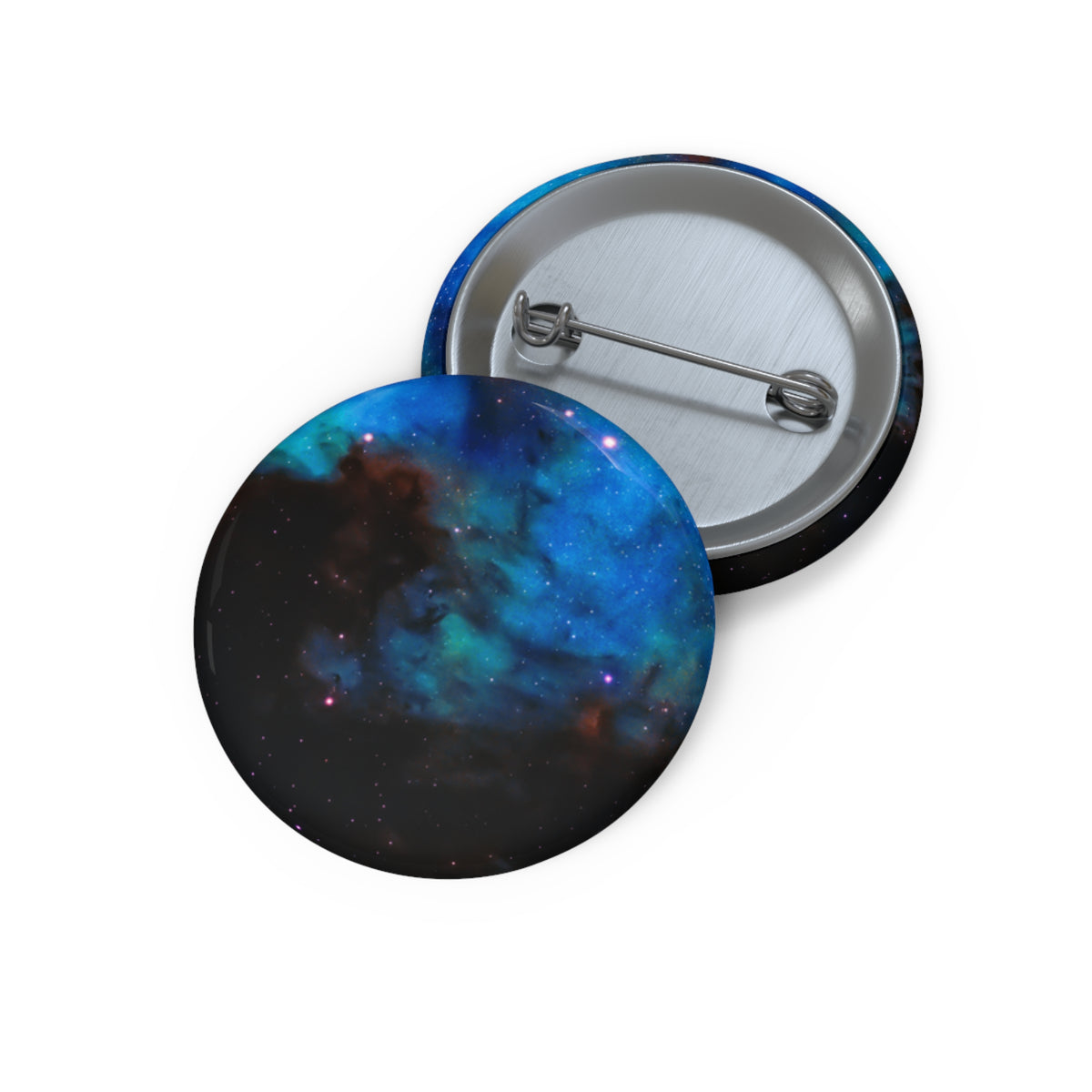 Stellar Castle Window Pin - Galaxy Cosmos Art Button