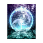 Lost Forest Magic Portal Poster Print - Mystical Fantasy Art