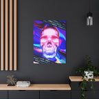 Free Your Mind Canvas Wall Art - Psychedelic Skull Portrait Decor