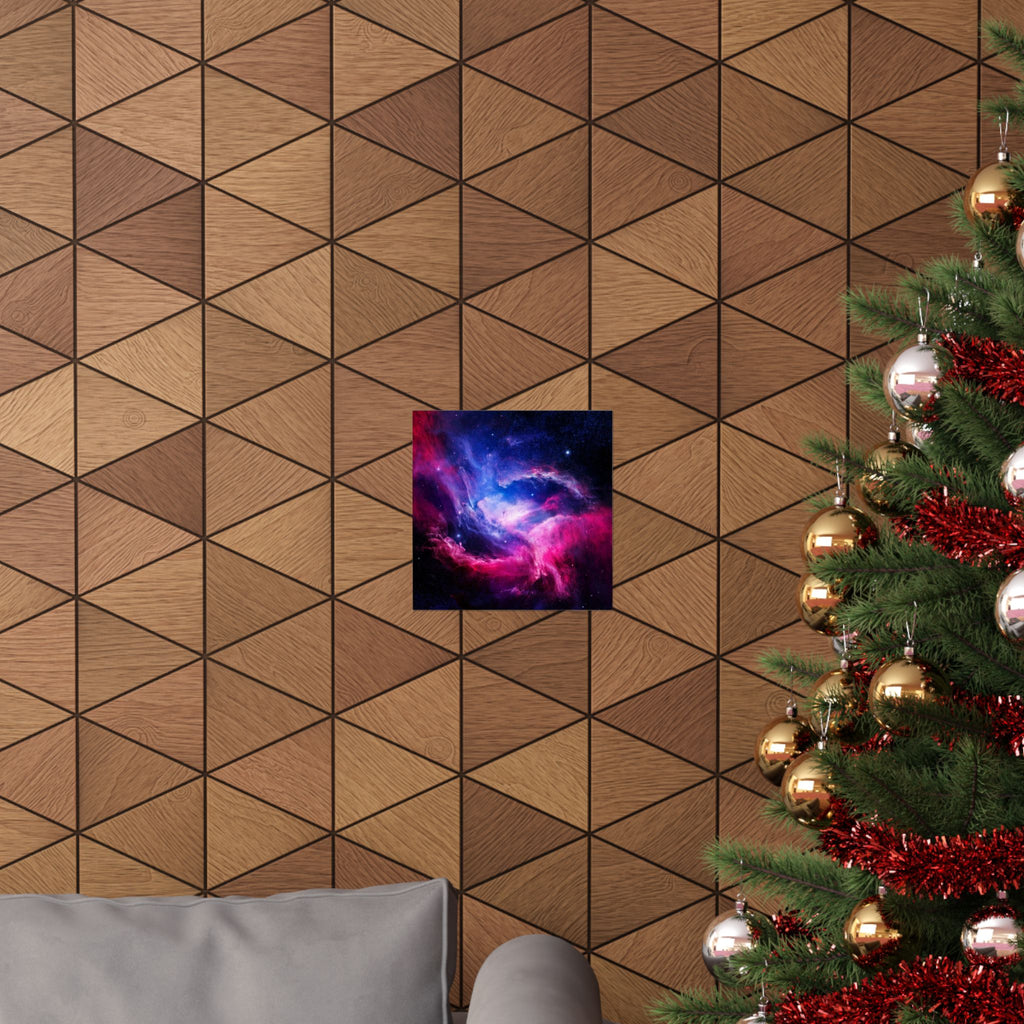 Light Nebula Poster Print - Cosmic Cloud Space Art