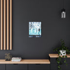 Memory Chamber Canvas Wall Art - Futuristic Sci-Fi Interior Decor