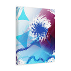 Geometry Portal Canvas Wall Art - Abstract Geometric Sci-Fi Decor