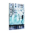 Memory Chamber Canvas Wall Art - Futuristic Sci-Fi Interior Decor