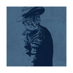 Grey Tabby in a Sunhat Poster - Cute Cat Art Print