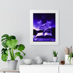 Magic Book Love Spell Framed Poster - Witchy Fantasy Wall Art