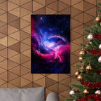 Light Nebula Poster Print - Cosmic Cloud Space Art