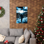 Winter Aurora Light - Torn Appart Matte Poster Print