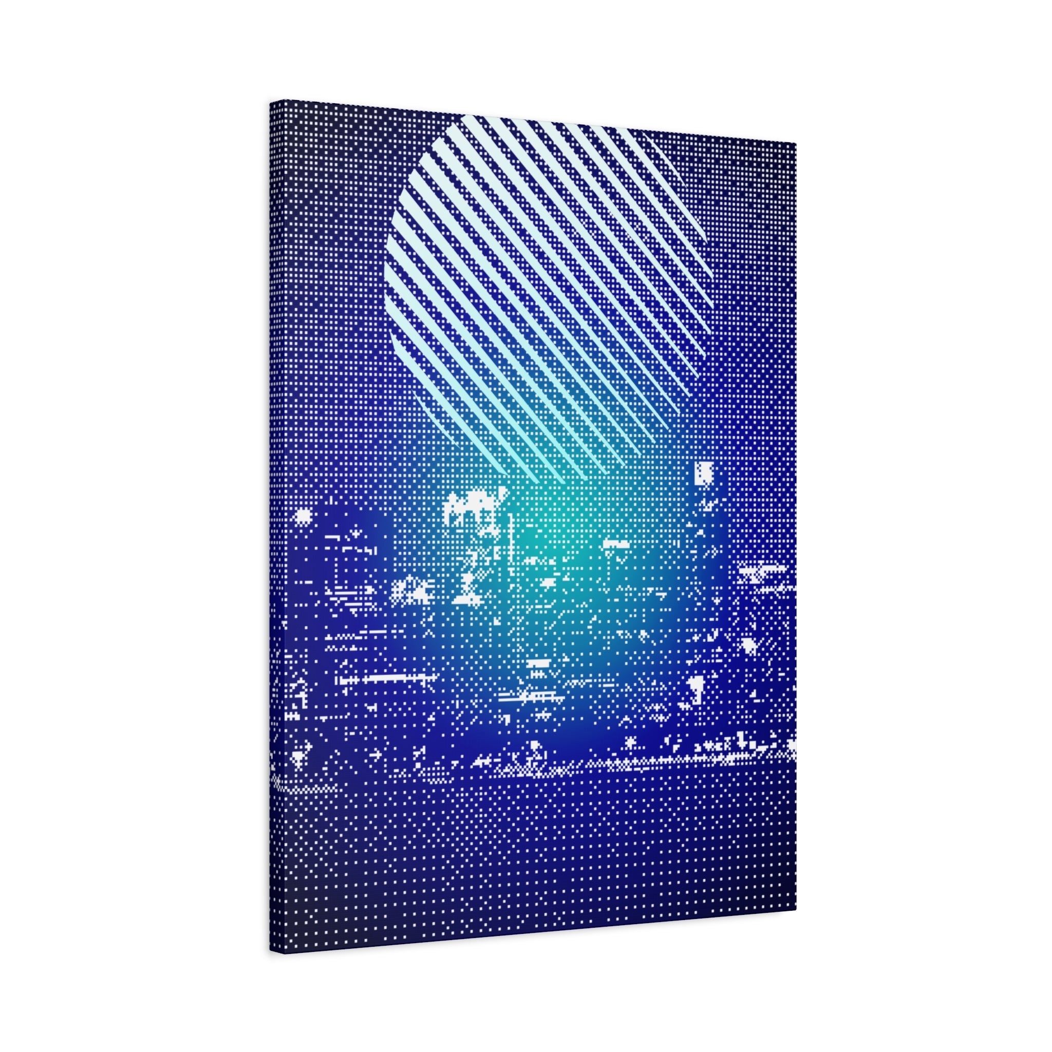 Chicago Skyline Watercolor Canvas Wall Art - Windy City Decor