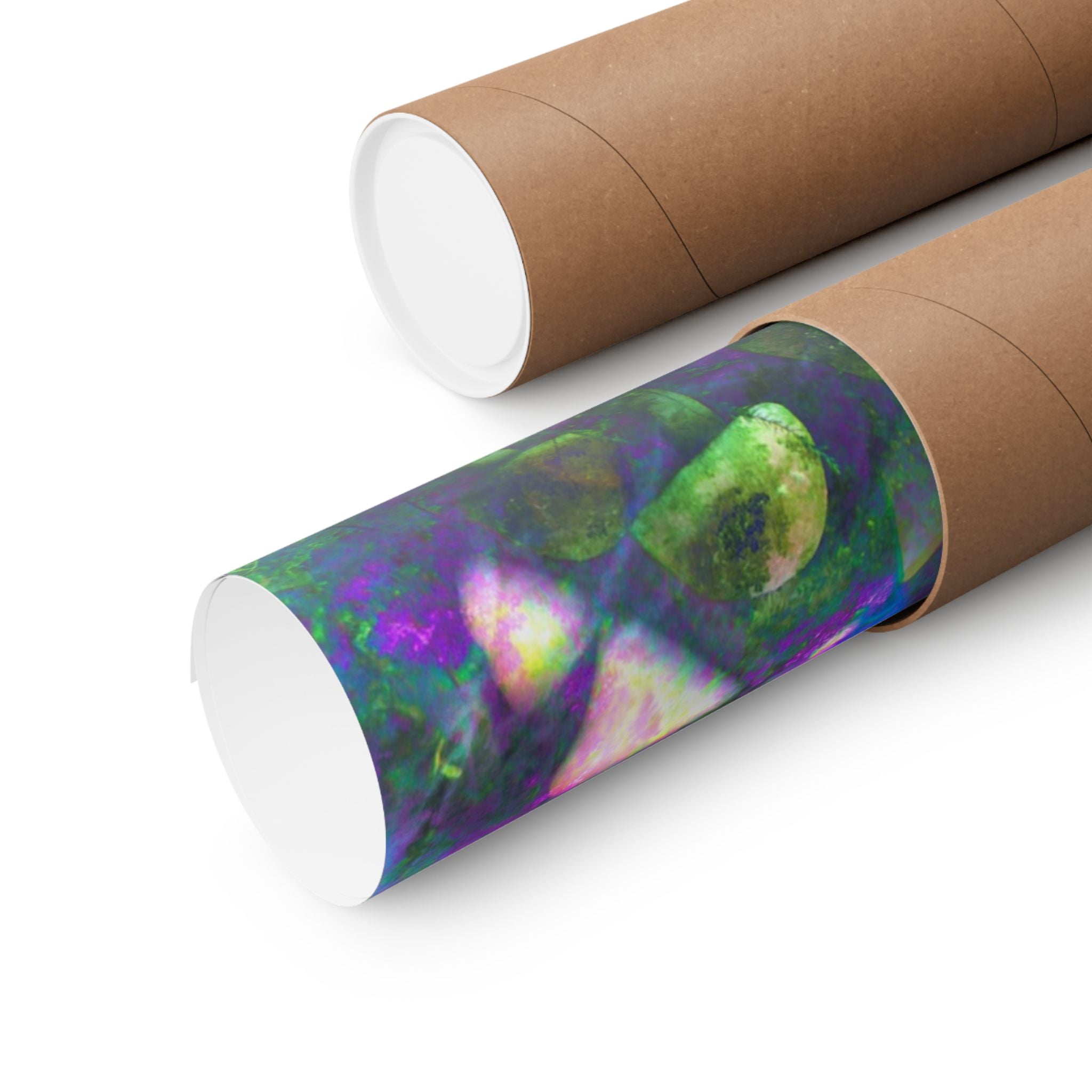 Trippy Cheetah Matte Poster Print