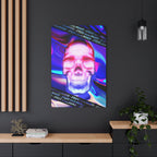 Free Your Mind Canvas Wall Art - Psychedelic Skull Portrait Decor