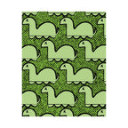 Dino Rampage Poster - Dinosaur City Attack Art Print