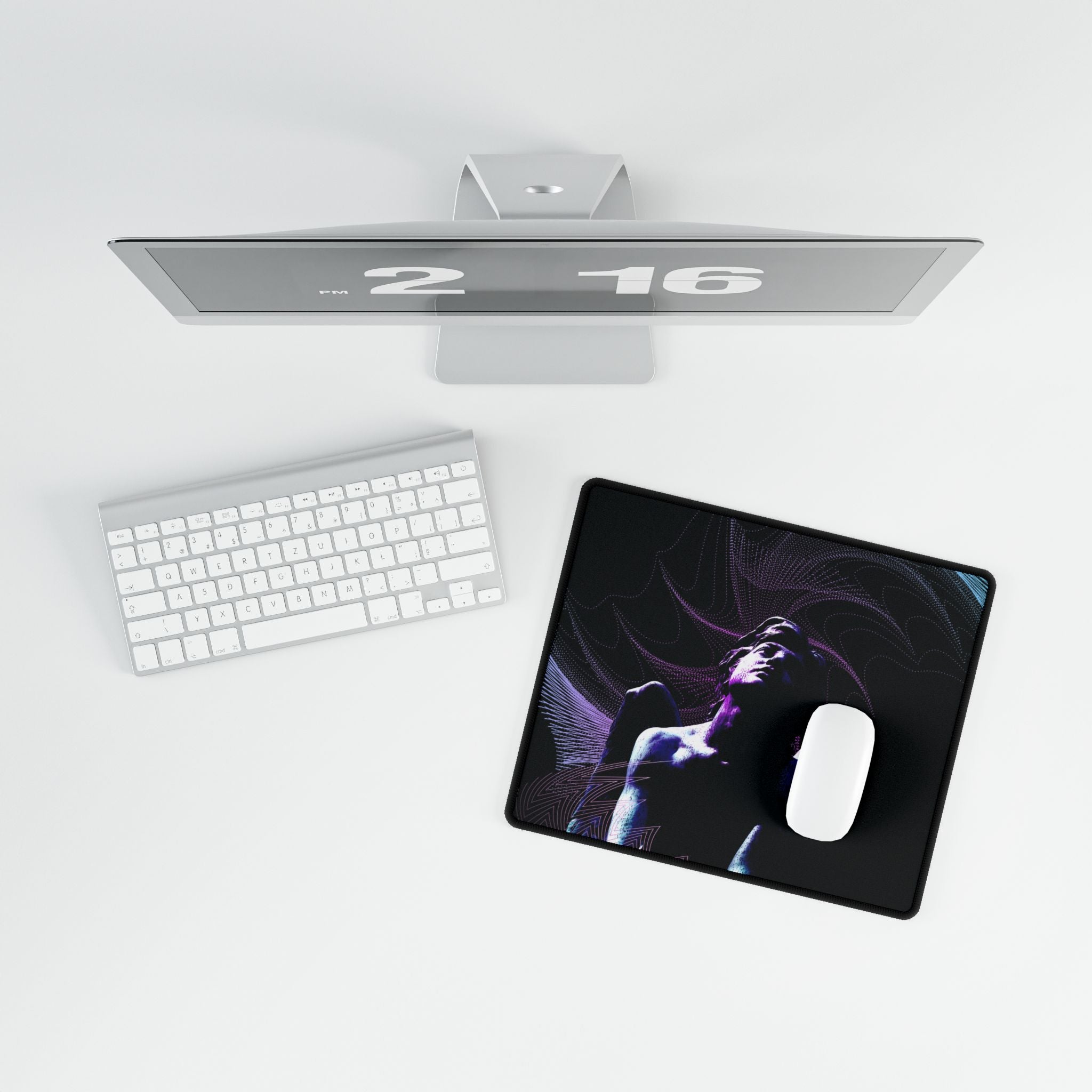 Skybound Desk Mat - Surreal Floating Island Dreamscape Mouse Pad