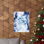 Blue Sky Dragon Poster - Celestial Cloud Dragon Art Print