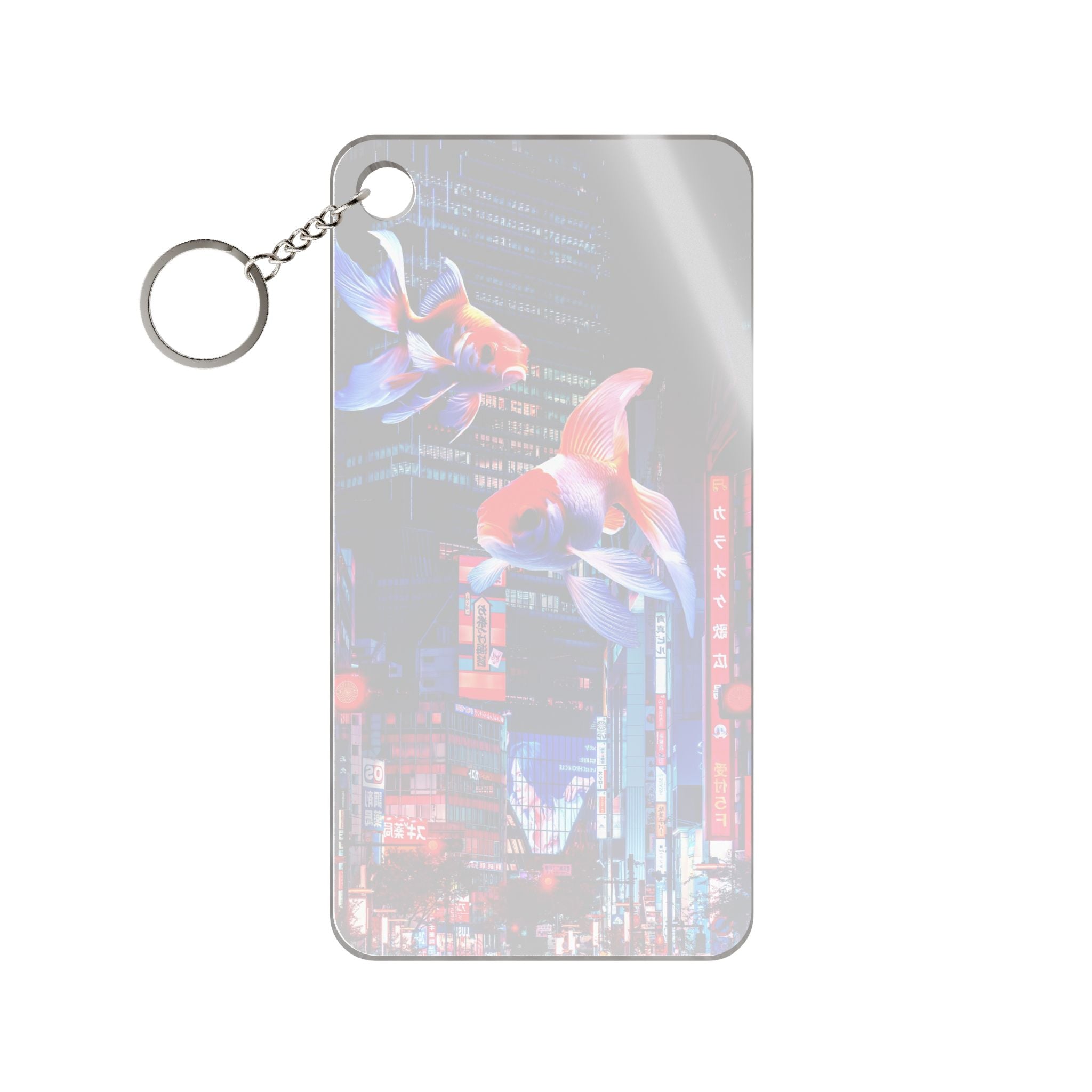 Japanese City Punk FX.2 Koi Attack Acrylic Keychain