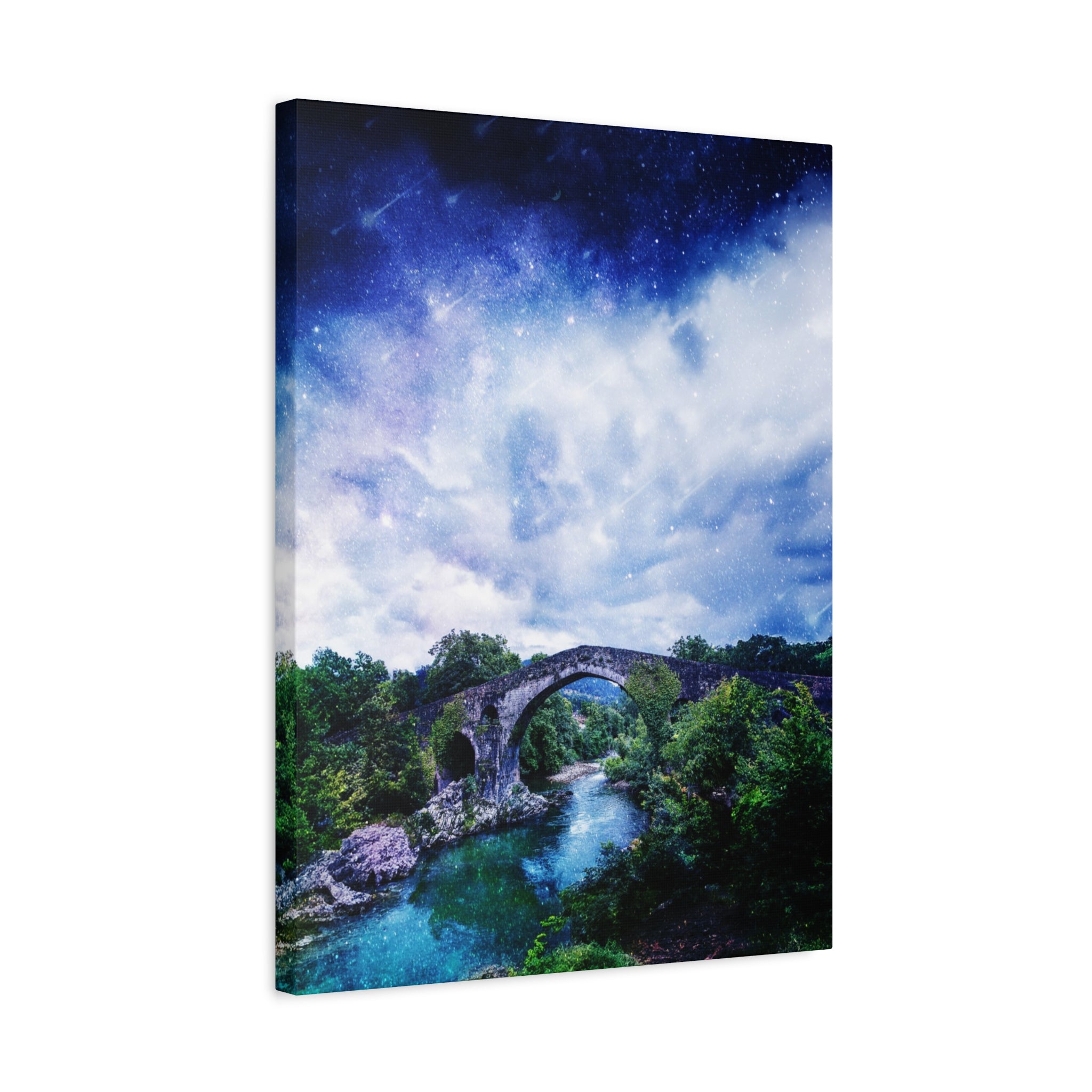 Enchanted Landscape Canvas Wall Art - Fantasy Forest Decor