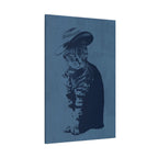 Grey Tabby Cat Canvas Wall Art - Cute Pet Portrait Decor