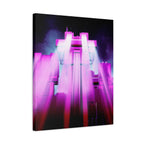 The City of Lights Vibrant Cityscape Canvas Art | Modern Neon Urban Skyline Wall Decor