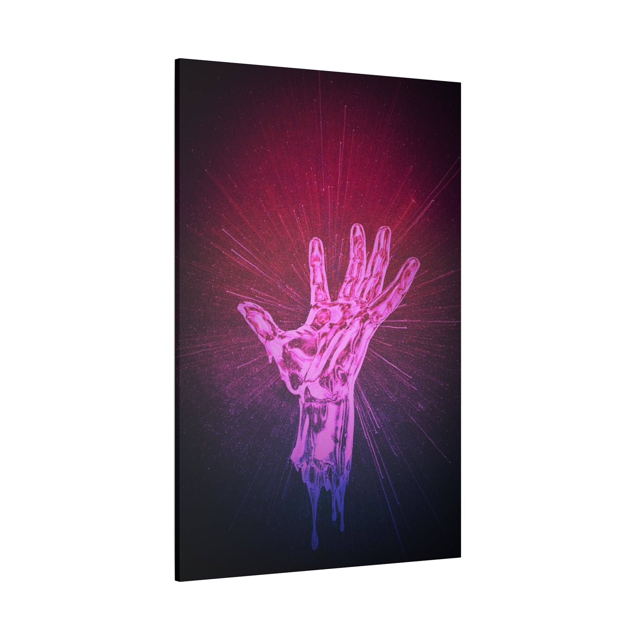Hand of the Stars Canvas Wall Art - Celestial Cosmic Fantasy Decor