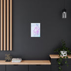 Lit Thinker Canvas Wall Art - Psychedelic Abstract Portrait Decor