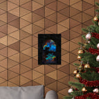 Stellar Castle Window Poster - Galaxy Cosmos Art Print