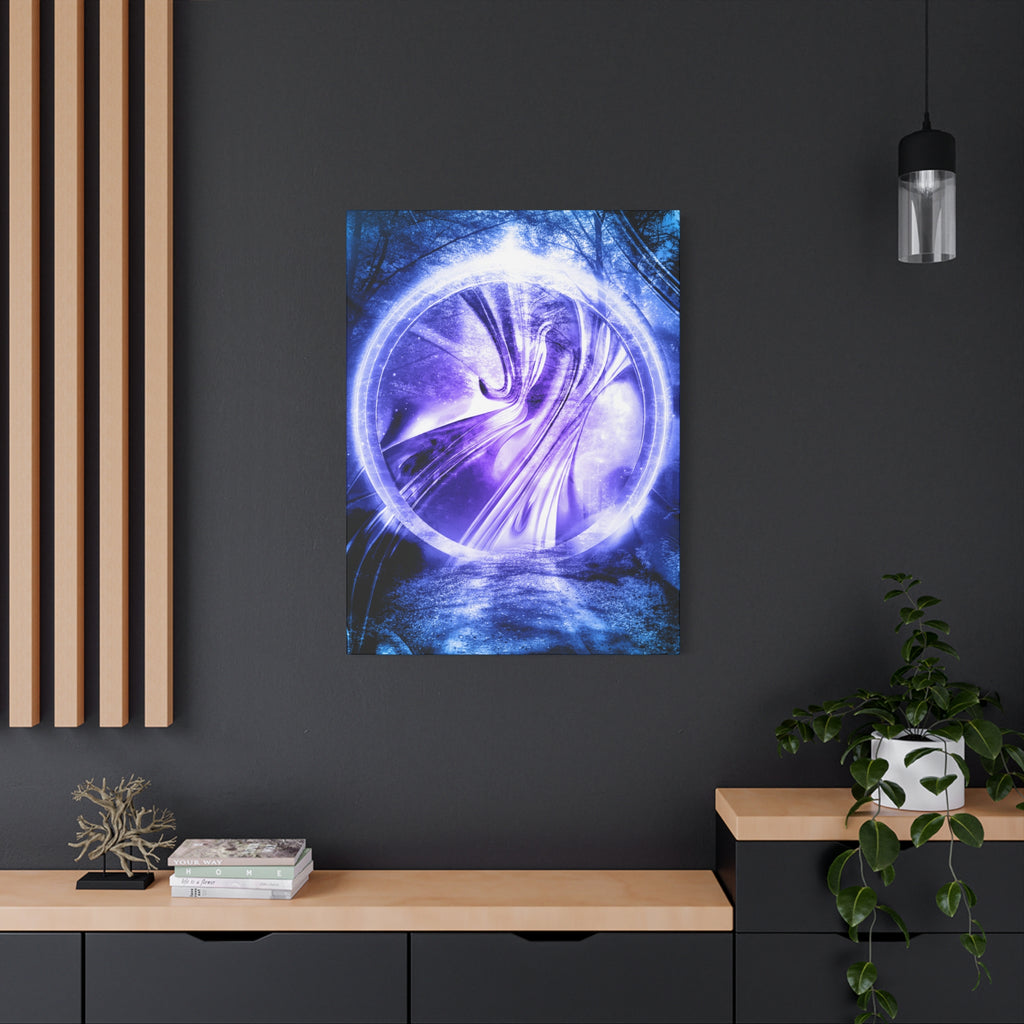 Lost Forest Magic Portal Canvas Art - Enchanted Mystical Woodland Decor