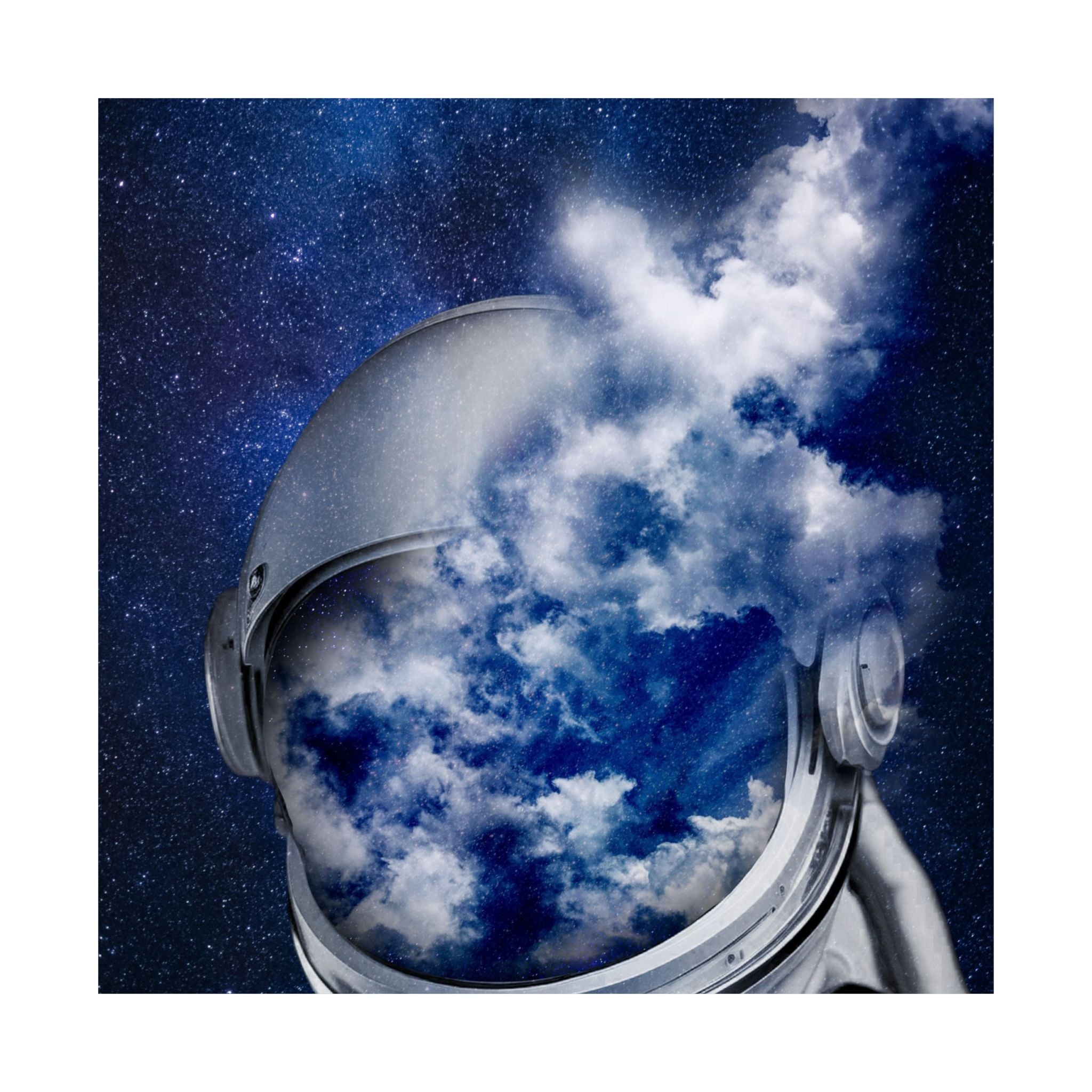 Astronaut in the Clouds Poster - Dreamy Space Art Print
